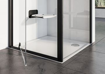 CONCEPT 100 sprchová vanička 90x90 cm, liaty mramor, bez nožičiek XA03771101005 Obrázek - fotka