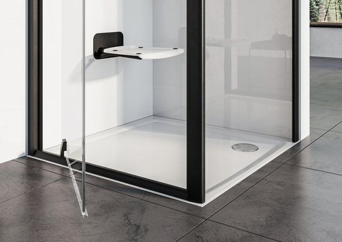 CONCEPT 100 sprchová vanička 90x90 cm, liaty mramor, bez nožičiek XA03771101005 Obrázek - fotka