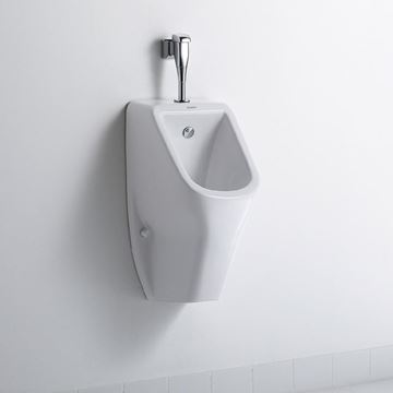 DURAVIT D-CODE pisoár, horný prívod vody, Rimless splachovanie 0828300000 Obrázek - fotka