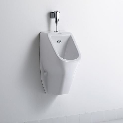 DURAVIT D-CODE pisoár, horný prívod vody, Rimless splachovanie 0828300000 Obrázek - fotka
