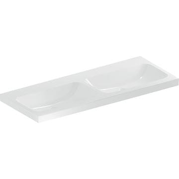 GEBERIT ICON LIGHT dvojumývadlo 120 cm, bez prepadu, KeraTect
