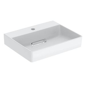 GEBERIT ONE umývadielko 50 cm, s otvorom pre batériu a skrytým prepadom, KeraTect