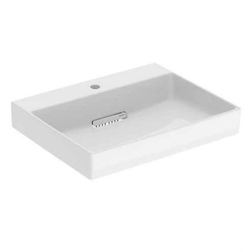 GEBERIT ONE umývadlo 60 cm, s otvorom pre batériu, skrytý prepad, KeraTect 505.034.00.1 Obrázek - Hlavní obrázek