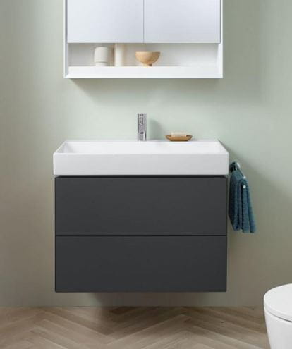 GEBERIT ONE umývadlo 75 cm, s otvorom pre batériu, skrytý prepad, KeraTect 505.036.00.1 Obrázek - fotka