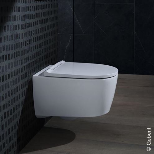 GEBERIT ONE závesné WC so SoftClose sedadlom, TurboFlush splachovanie, KeraTect 500.201.01.1 Obrázek - fotka