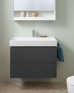 GEBERIT ONE skrinka pod umývadlo 74x47x50, cm, 2 zásuvky, Push-open, orech hickory 505.262.00.6 Obrázek - fotka