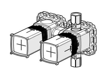HANSA MATRIX podomietkové teleso DN15 44000100 Obrázek - fotka