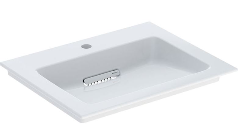 GEBERIT ONE umývadlo 60 cm, s otvorom pre batériu a skrytým prepadom, KeraTect 505.002.00.1 Obrázek - Hlavní obrázek