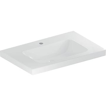 GEBERIT ICON LIGHT umývadlo 75 cm, s otvorom pre batériu, bez prepadu, KeraTect