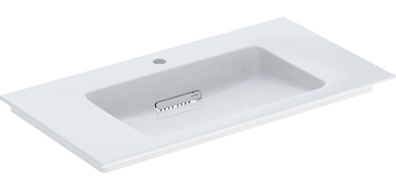 GEBERIT ONE umývadlo 90 cm, s otvorom pre batériu a skrytým prepadom, KeraTect 505.006.00.1 Obrázek - Hlavní obrázek