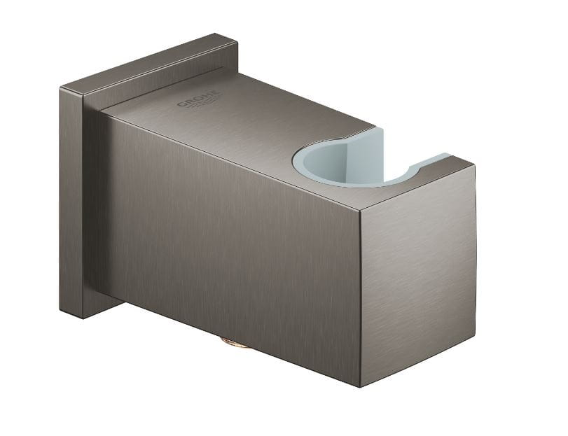 GROHE EUPHORIA CUBE držiak s pripojením na vodu, brúsený Hard Graphite