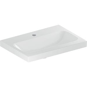 GEBERIT ICON LIGHT umývadlo 60 cm, s otvorom pre batériu, bez prepadu, KeraTect