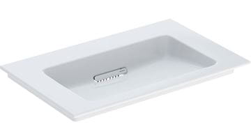 GEBERIT ONE umývadlo 75 cm, skrytý prepad, KeraTect