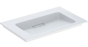 GEBERIT ONE umývadlo 75 cm, skrytý prepad, KeraTect
