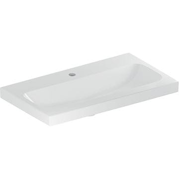 GEBERIT ICON LIGHT umývadlo 75 cm, s otvorom pre batériu, bez prepadu, KeraTect
