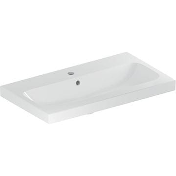 GEBERIT ICON LIGHT umývadlo 75 cm, s otvorom pre batériu a prepadom, KeraTect