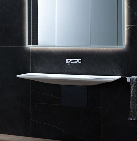 GEBERIT ONE umývadlo 90 cm, skrytý prepad, KeraTect 500.390.01.3 Obrázek - fotka