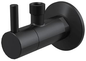 ALCA rohový ventil 1/2"x3/8", s filtrom, matná čierna