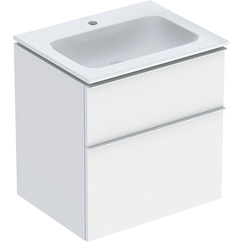 GEBERIT ICON skrinka s umývadlom 60x48x63 cm, 2 zásuvky, KeraTect, matná biela 502.331.01.3 Obrázek - Hlavní obrázek