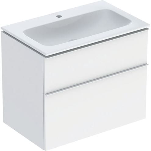 GEBERIT ICON skrinka s umývadlom 75x48x63 cm, 2 zásuvky, KeraTect, matná biela 502.332.01.3 Obrázek - Hlavní obrázek