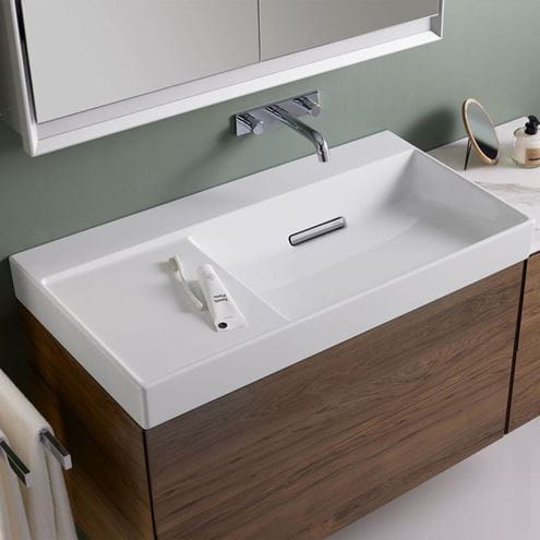 GEBERIT ONE umývadlo 90 cm, skrytý prepad, KeraTect 505.044.00.1 Obrázek - fotka