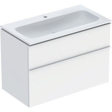 GEBERIT ICON skrinka s umývadlom 90x48x63 cm, 2 zásuvky, matná biela