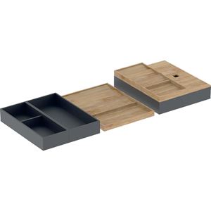 GEBERIT sada priehradok pre hornú zásuvku 900mm, bambus