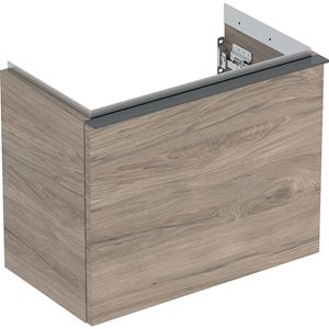 GEBERIT ICON skrinka pod umývadlo 52x30,7x41,5 cm, 1 zásuvka, orech hickory