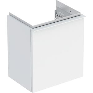 GEBERIT ICON skrinka pod umývadlo 37,0x27,9x41,5 cm, 1 dvierka, pánty vpravo, matná biela