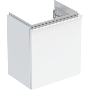 GEBERIT ICON skrinka pod umývadlo 37,0x27,9x41,5 cm, 1 dvierka, pánty vpravo, lesklá biela