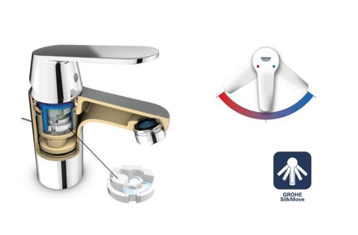 GROHE EURODISC COSMOPOLITAN S umývadlová stojanková batéria, chróm 3246920E Obrázek - fotka