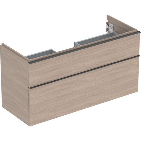 GEBERIT ICON skrinka pod umývadlo 118,4x47,6x61,5 cm, 2 zásuvky, dub 502.306.JH.1 Obrázek - Hlavní obrázek
