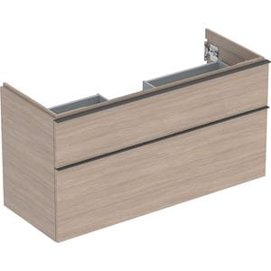 GEBERIT ICON skrinka pod umývadlo 118,4x47,6x61,5 cm, 2 zásuvky, dub