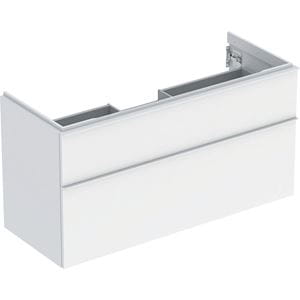 GEBERIT ICON skrinka pod umývadlo 118,4x47,6x61,5 cm, 2 zásuvky, matná biela