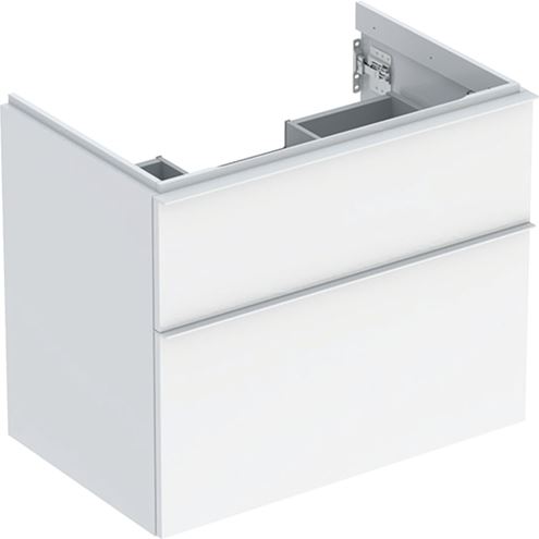 GEBERIT ICON skrinka pod umývadlo 74x47, 6x61, 5 cm, 2 zásuvky, lesklá biela 502.304.01.1 Obrázek - Hlavní obrázek