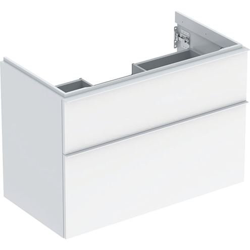GEBERIT ICON skrinka pod umývadlo 88,8x47,6x61,5 cm, 2 zásuvky, lesklá biela 502.305.01.1 Obrázek - Hlavní obrázek