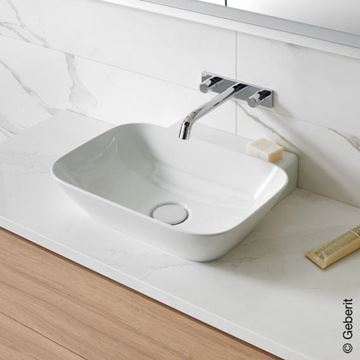 GEBERIT ONE umývadlo na dosku 50 cm, bez prepadu, KeraTect 505.040.01.6 Obrázek - fotka