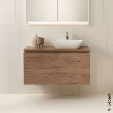 GEBERIT ONE umývadlo na dosku 50 cm, s otvorom pre batériu, bez prepadu, KeraTect 505.041.01.6 Obrázek - fotka