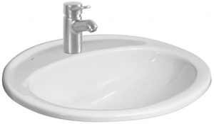 JIKA IBON umývadlo 52 cm, s otvorom pre batériu a prepadom