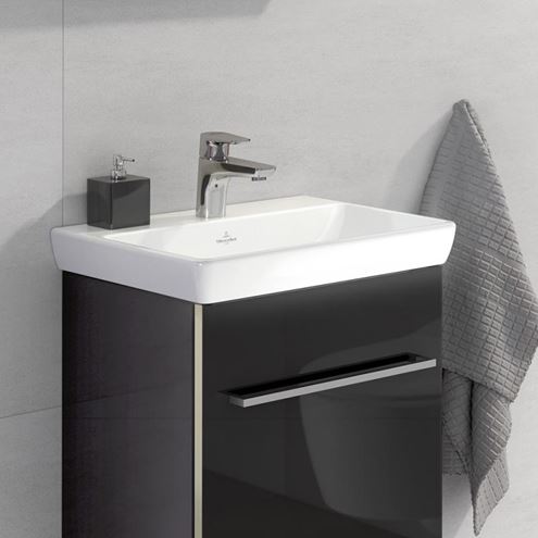 VILLEROY & BOCH AVENTO umývadlo 45 cm, s otvorom pre batériu a prepadom, CeramicPlus 735845R1 Obrázek - fotka