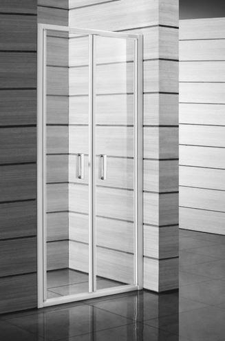 JIKA LYRA PLUS sprchové dvere 80x190 cm, lietacie, biela/sklo číre H2563810006681 Obrázek - Hlavní obrázek