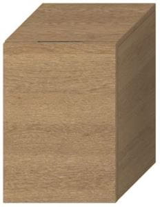 JIKA CUBITO PURE nízka skrinka 32x32, 2x47,2 cm, 1 dvierka, pánty vľavo, dub