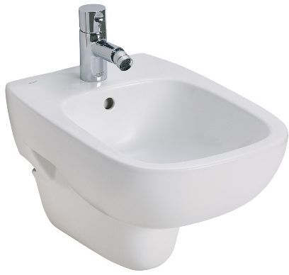 KOLO STYLE bidet závesný 356x510x335mm, s otvorom pre batériu, s prepadom, biela L25100000 Obrázek - Hlavní obrázek