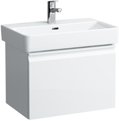 LAUFEN PRO S skrinka pod umývadlo 55x37x39, 2 cm, 1 zásuvka, s organizérom, lesklá biela H4830320954751 Obrázek - Hlavní obrázek