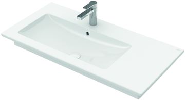 VILLEROY & BOCH VERITY LINE umývadlo 100 cm, s otvorom pre batériu a prepadom, alpská biela 4A14L101 Obrázek - fotka