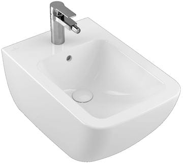 VILLEROY & BOCH VERITY LINE závesný bidet, CeramicPlus, alpská biela