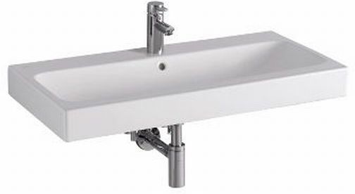 GEBERIT ICON umývadlo 90 cm, s otvorom pre batériu a prepadom, KeraTect 124090600 Obrázek - fotka