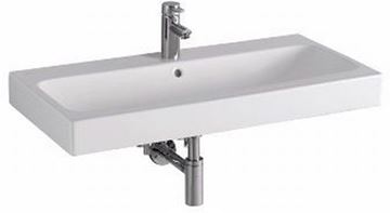 GEBERIT ICON umývadlo 90 cm, s otvorom pre batériu a prepadom, KeraTect 124090600 Obrázek - fotka