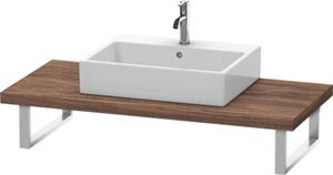 CONCEPT 450 doska pod umývadlo s výrezom 120x55x4,5 cm, tmavý orech