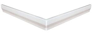 ROTH MACAO-M 800 čelný panel 800mm, štvorec, krycí, akrylátový, biela